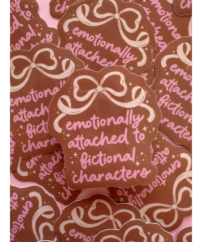 Emotionally Attached Bookish Klistremerke