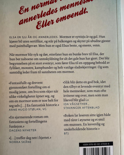 Mormor hilser og sier unnskyld - Fredrik Backman (pocket)
