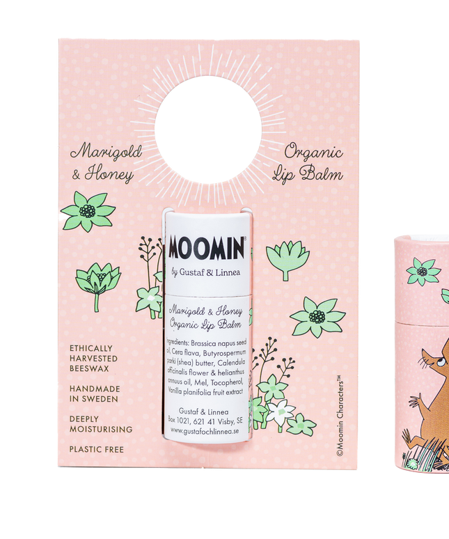 Mummi «Sniff» av G&L – Leppepomade av bivoks med ringblomst og honning