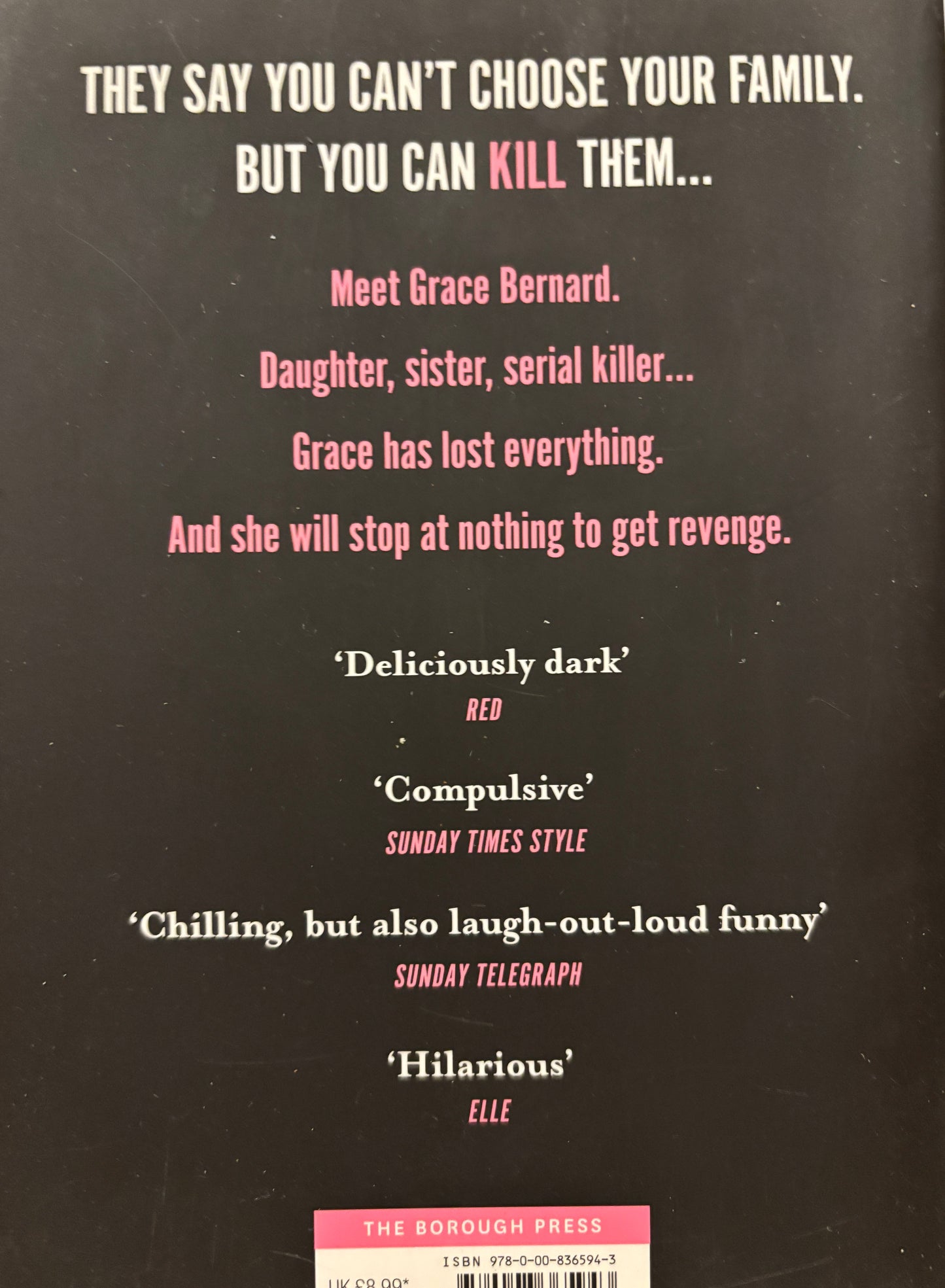 Mackie, Bella: How to kill your family