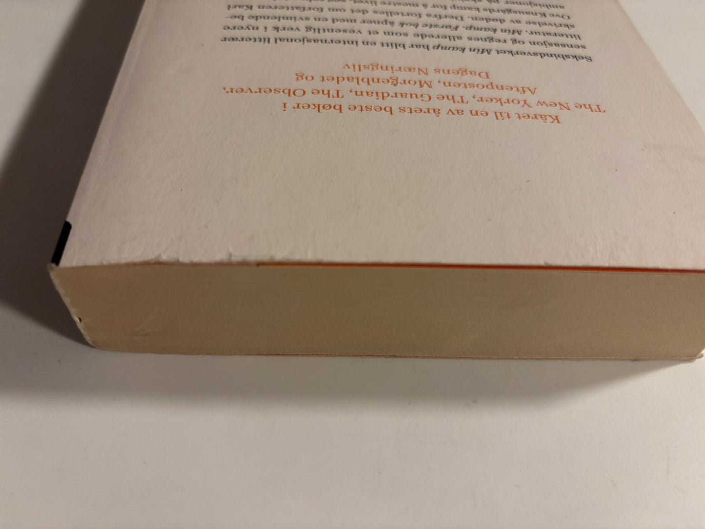 Knausgård, Karl Ove: Min kamp / Første bok