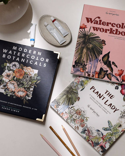 The Plant Lady: A Floral Adult Coloring Book | Fargeleggingsbok for Voksne