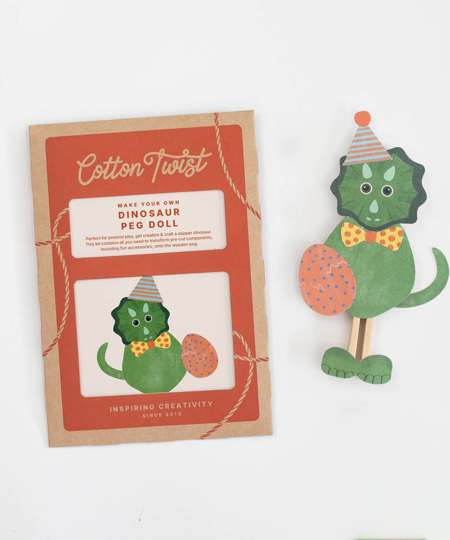 Lag Din Egen Dinosaur Tredukke | DIY Hobbysett For Barn