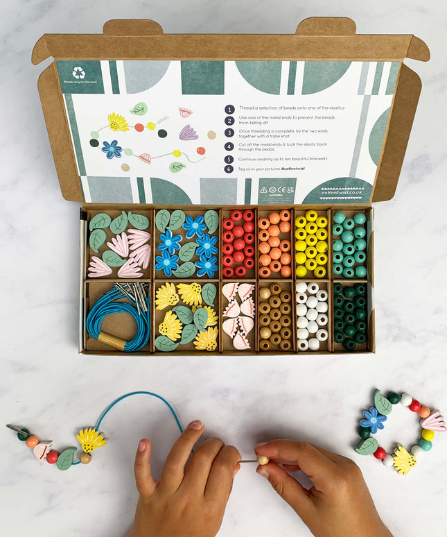 Lag Ditt Eget Blomstereng-armbånd Gavesett | Villblomster Armbånd DIY