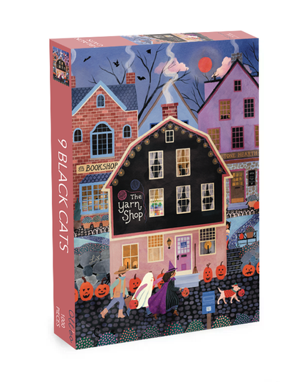 Puslespill | 9 Black Cats | 1000 Brikker