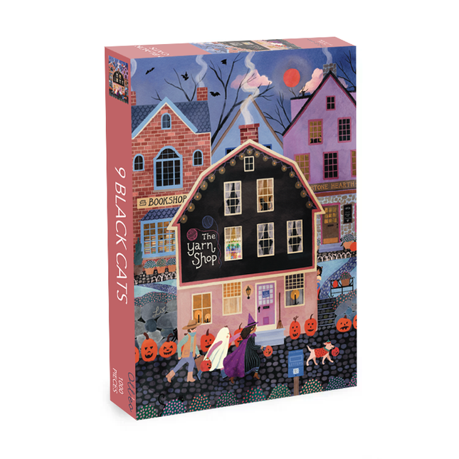 Puslespill | 9 Black Cats | 1000 Brikker