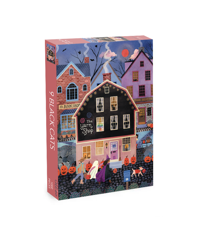 Puslespill | 9 Black Cats | 1000 Brikker