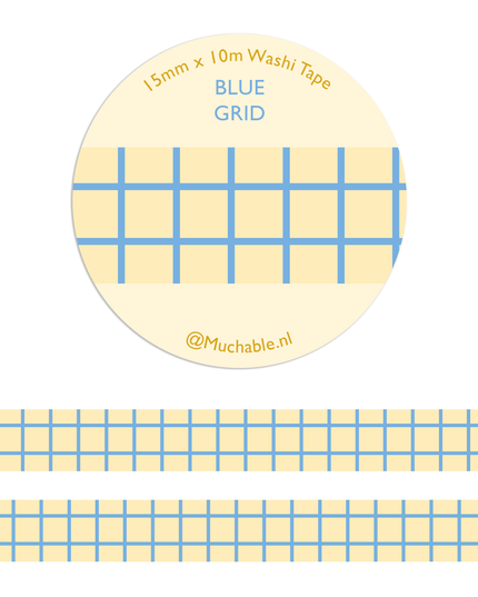 Washitape | Blue Grid