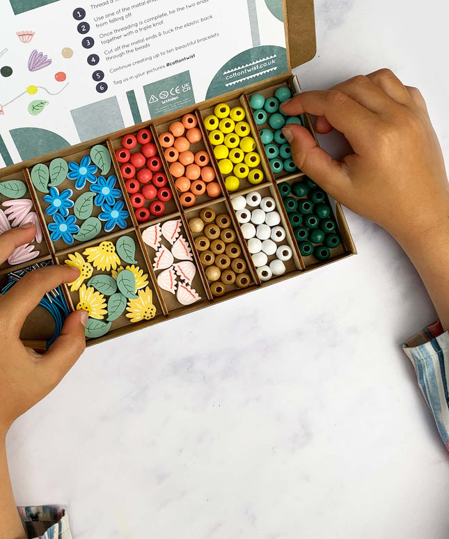 Lag Ditt Eget Blomstereng-armbånd Gavesett | Villblomster Armbånd DIY