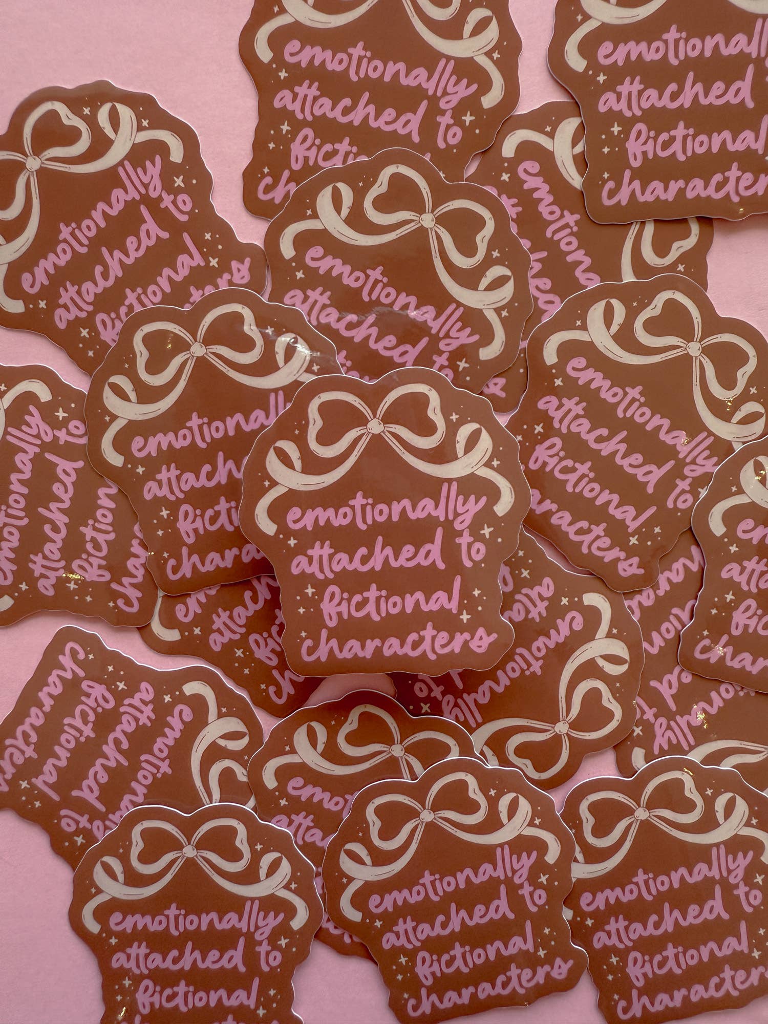 Emotionally Attached Bookish Klistremerke