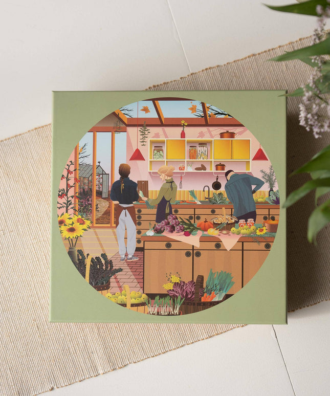 Rundt Puslespill | Fresh From The Garden | 1000 Brikker