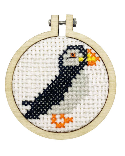 I Puffin Love You! Mini Matchbox Broderingssett