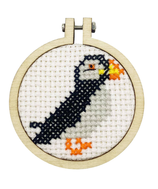 I Puffin Love You! Mini Matchbox Broderingssett