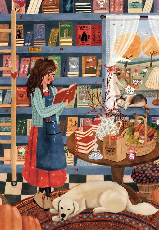 Puslespill 1000 Brikker - "Storytellers" Bookstore