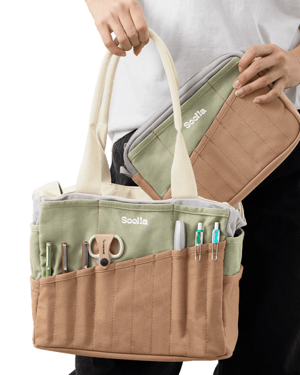 Forhåndsbestilling | Soolla® Studio Pouch | Marina | Veske for Skrivesaker