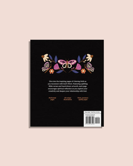 Coloring Faith: A Christian Coloring Book for Women | Kristen Fargeleggingsbok for Voksne