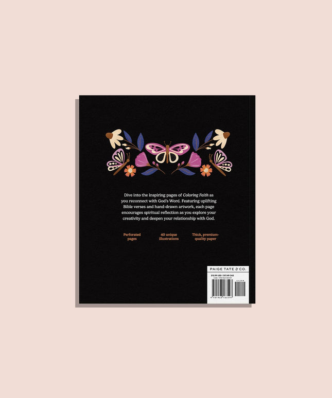 Coloring Faith: A Christian Coloring Book for Women | Kristen Fargeleggingsbok for Voksne
