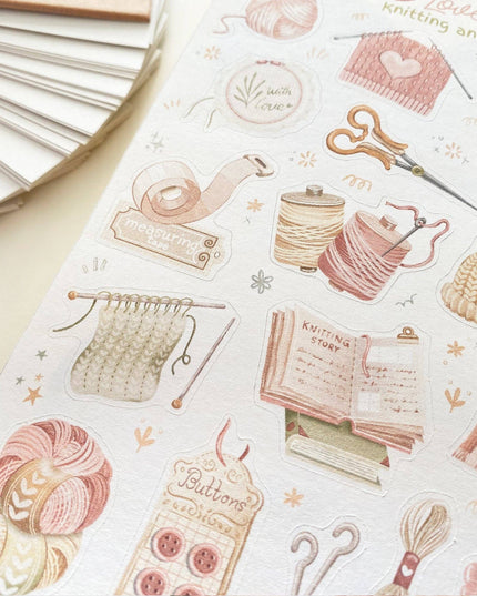 Klistremerkeark | Knitting & Crochet