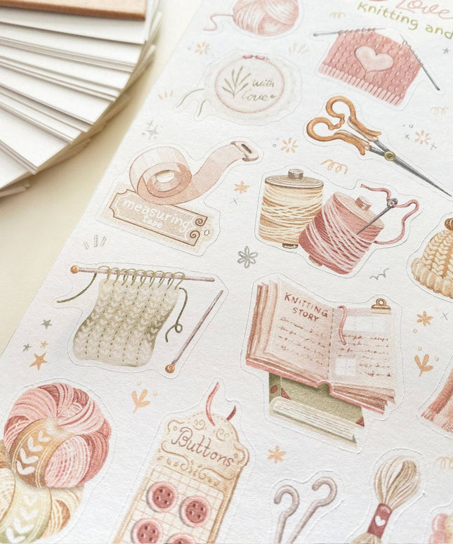 Klistremerkeark | Knitting & Crochet