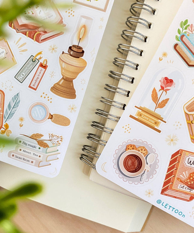 Klistremerkeark | Aesthetic Book