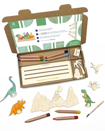 Lag Din Egen Dinosaurverden | DIY Dinosaur Hobbysett For Barn