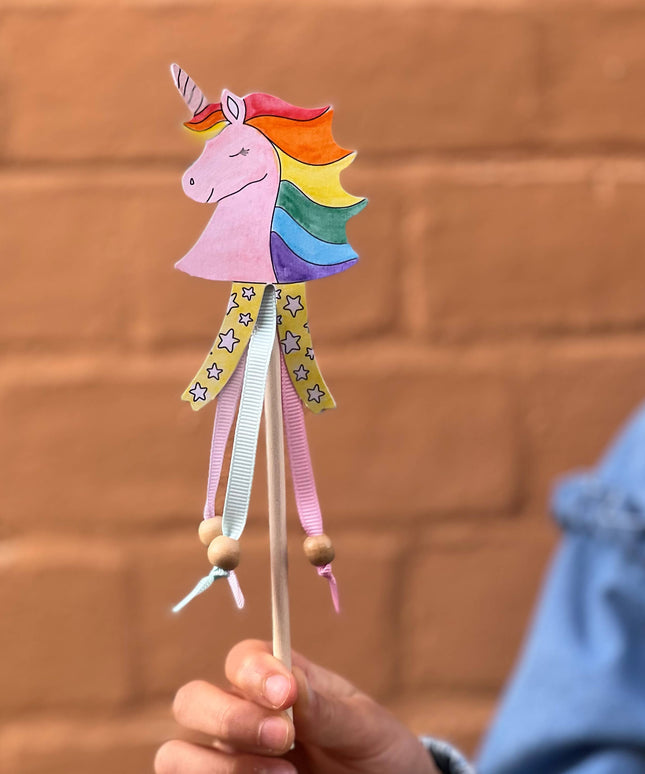 Lag Din Egen Enhjørning Tryllestav | DIY Hobbysett For Barn