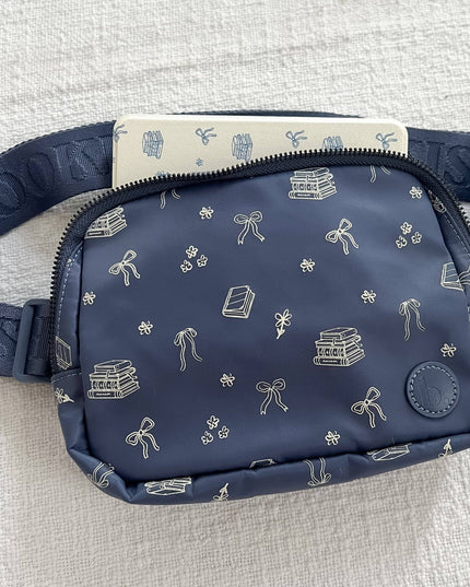 The Bookish Belt Bag: Bows/Books/Flowers