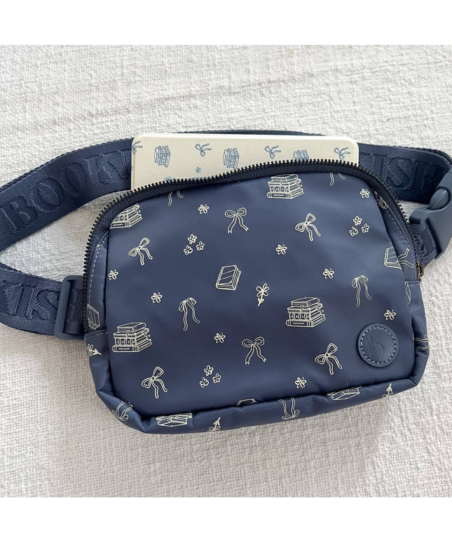 The Bookish Belt Bag: Bows/Books/Flowers