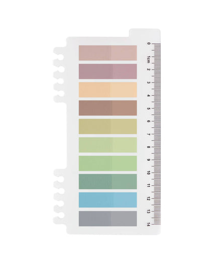 Meadow Mist Index Gjennomskinnelige selvklebende notislapper | Sidemarkører | Klistrelapper