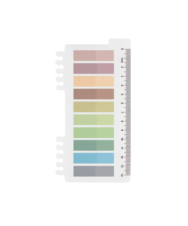 Meadow Mist Index Gjennomskinnelige selvklebende notislapper | Sidemarkører | Klistrelapper