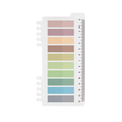 Meadow Mist Index Gjennomskinnelige selvklebende notislapper | Sidemarkører | Klistrelapper