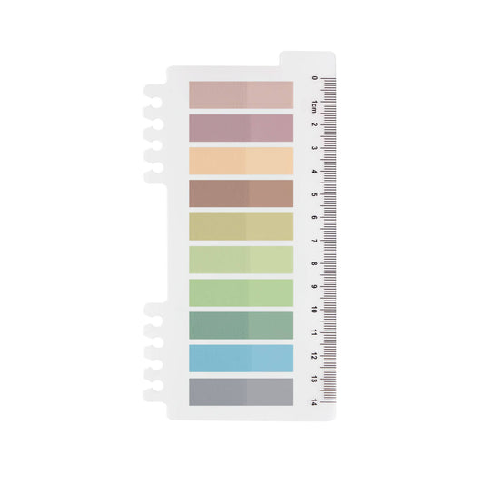 Meadow Mist Index Gjennomskinnelige selvklebende notislapper | Sidemarkører | Klistrelapper