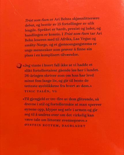 Behn, Ari: Trist som faen