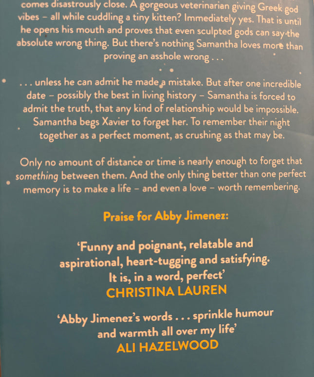 Jimenez, Abby: Say you’ll remember me