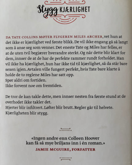 Stygg kjærlighet - Colleen Hoover (pocket)