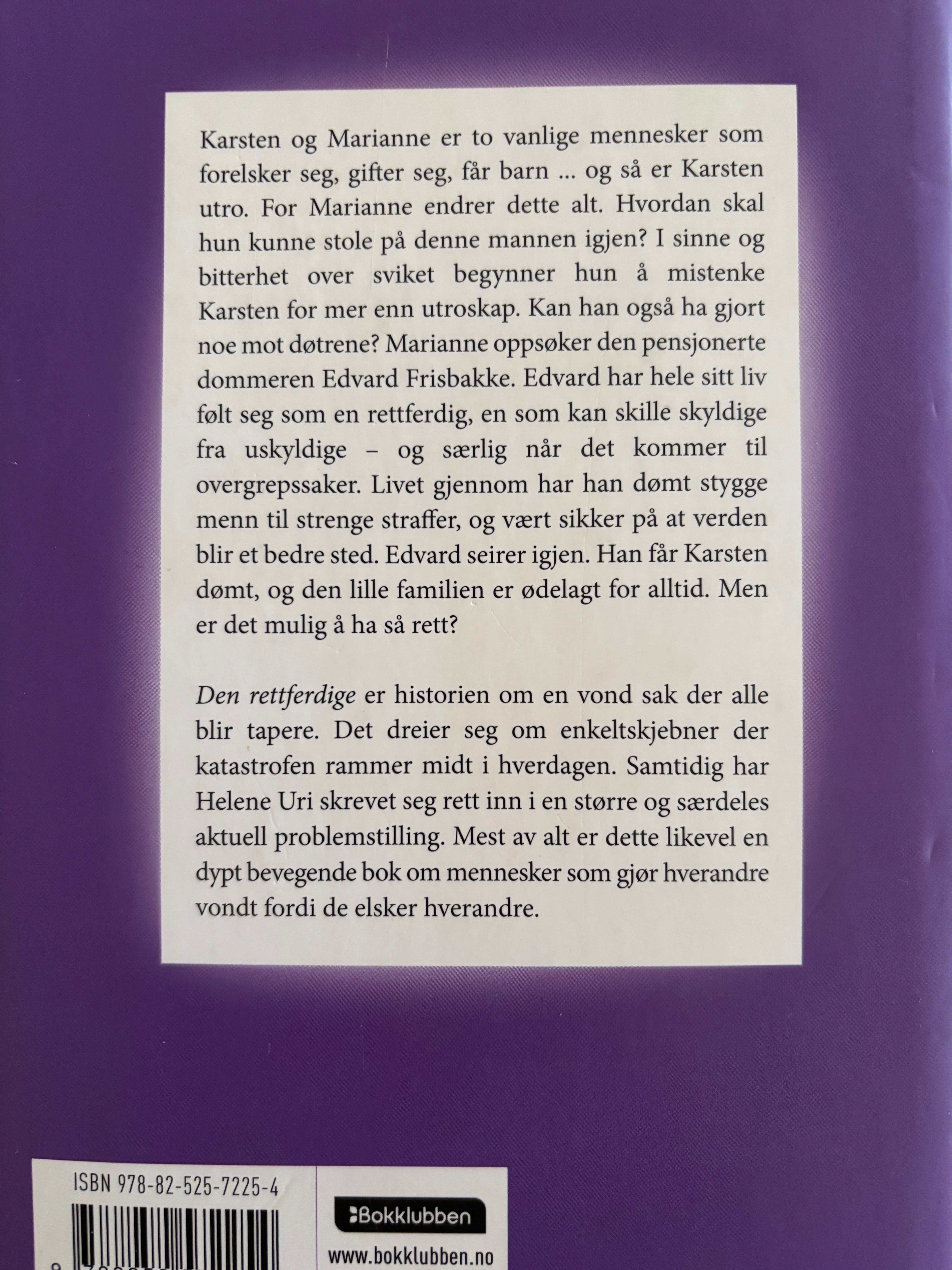 Uri, Helene: Den rettferdige