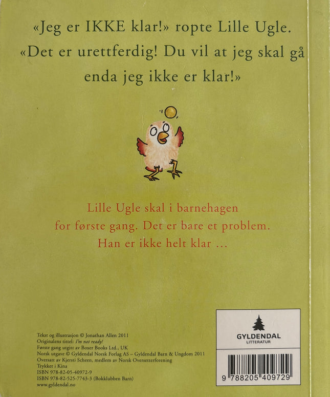 Allen, Jonathan: Jeg er ikke klar!