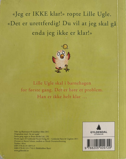 Allen, Jonathan: Jeg er ikke klar!