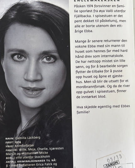 Lackberg, Camilla: Englemakersken