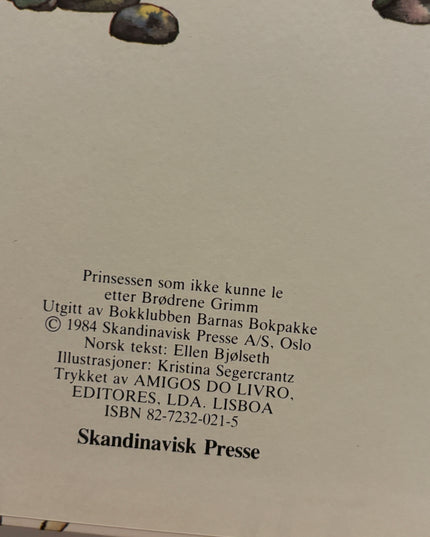 Prinsessen som ikke kunne le