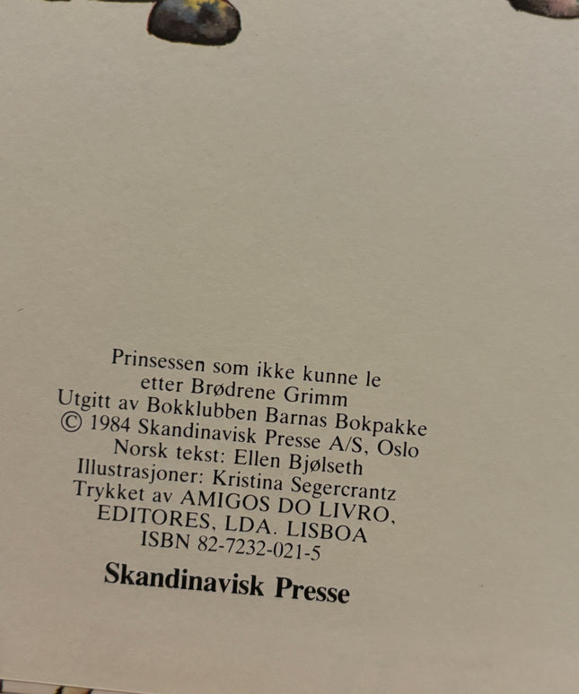 Prinsessen som ikke kunne le