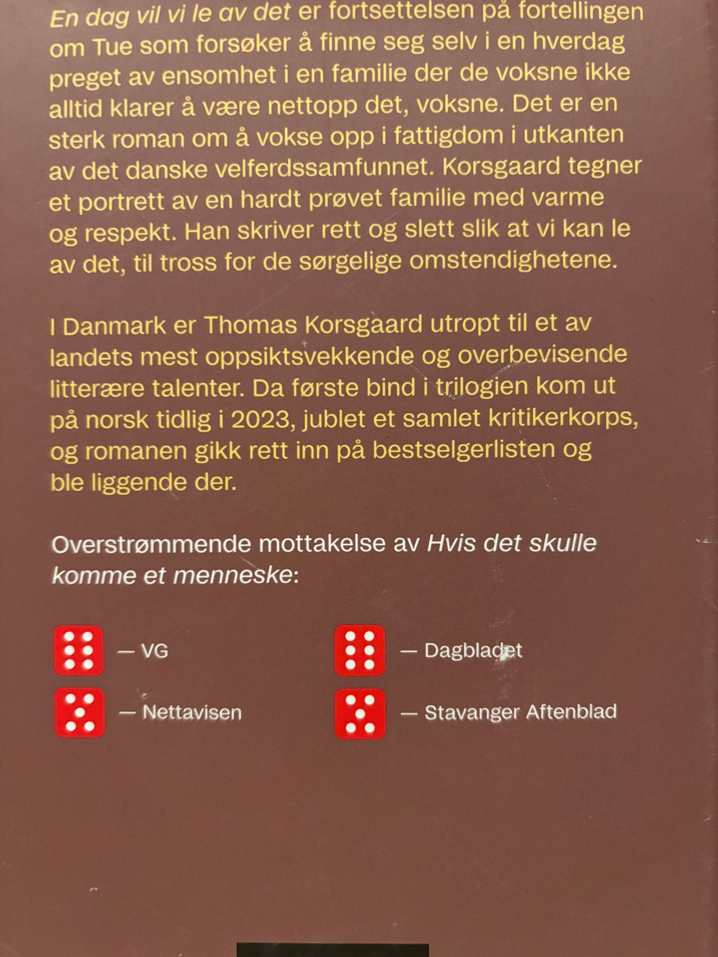 Korsgaard, Thomas: En dag vil vi le av det