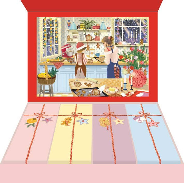 Puslespill Julekalender 1000 Brikker | Sweet Christmas