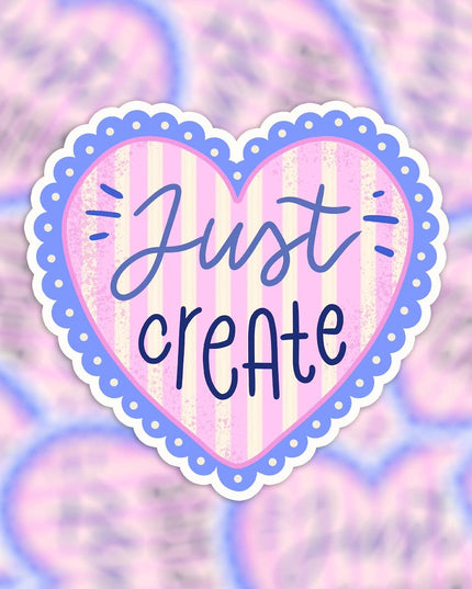 Die Cut Vinyl Klistremerke | Just Create