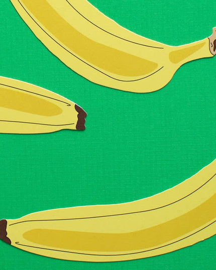 Bokmerke | 
Banan (det er die cut!) Overmoden