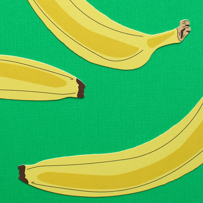 Banan Bokmerke (det er die cut!) Overmoden
