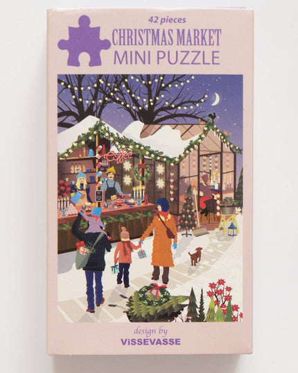 Mini Puslespill | Julemarked | 42 Brikker