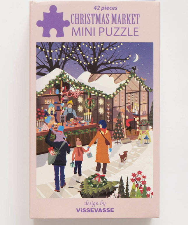 Mini Puslespill | Julemarked | 42 Brikker