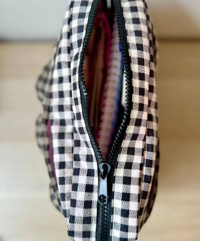 Gingham Journal Pouch | Journaling Veske