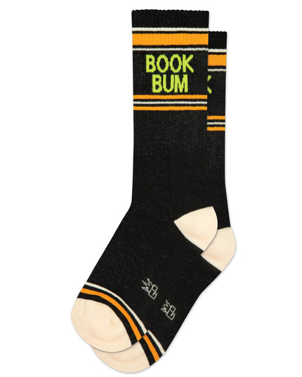 Book Bum Gym Crew Socks